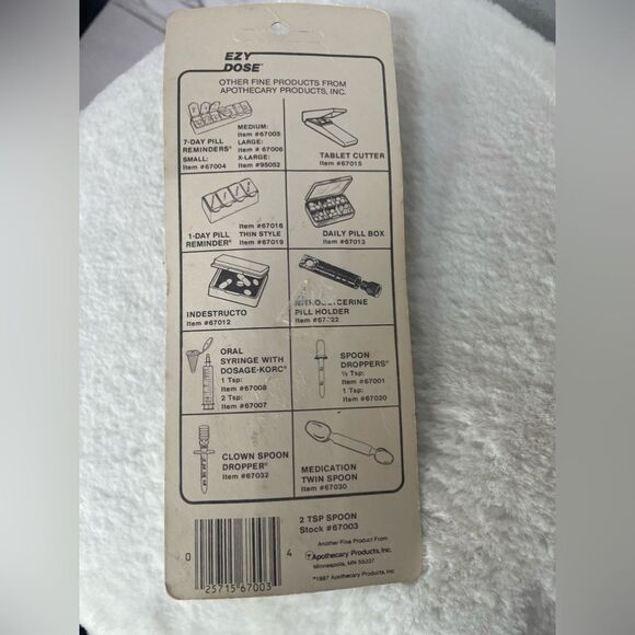 VINTAGE New In Original Packaging EZY Dose Medicine Spoon - Picture 6 of 6